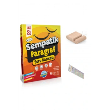 8. Sınıf Sempatik Paragraf Soru Bankası LGS 2026 + Telefon Tutucu + Çözüm Ayracı