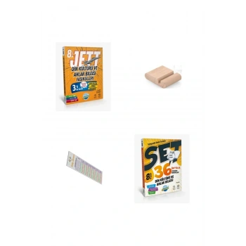 8. Sınıf JET Din Fasikülleri + 36 Haftalık Deneme LGS 2026 + Telefon Tutucu + Çözüm Ayracı