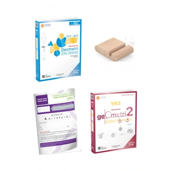 345 Üç Dört Beş TYT-AYT Geometri 1 ve 2 Konu Anlatımlı Soru Bankası YKS 2026 +Telefon Tutucu+Deneme