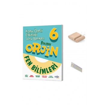 ORJİN 6. Sınıf Fen Konu Özetli Etkinlikli Soru Bankası YENİ 2026 + Telefon Tutucu + Çözüm Ayracı