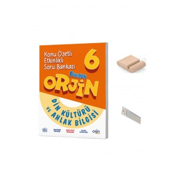 ORJİN 6. Sınıf Din Konu Özetli Etkinlikli Soru Bankası YENİ 2026 + Telefon Tutucu + Çözüm Ayracı