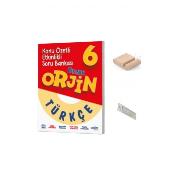 ORJİN 6. Sınıf Türkçe Konu Özetli Etkinlikli Soru Bankası YENİ 2026 + Telefon Tutucu + Çözüm Ayracı