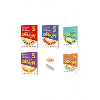 ORJİN 5. Sınıf TÜM Dersler Konu Özetli Etkinlikli Soru Bankası 2025-2026 + Tel. Tutucu+ Çözüm Ayracı