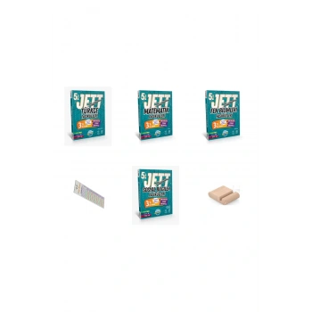 5. Sınıf JET Fasiküller Türkçe + Matematik + Fen + Sosyal 2025-2026 + Telefon Tutucu+Çözüm Ayracı