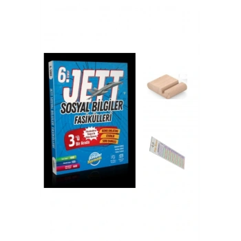 6. Sınıf JET Sosyal Fasikülleri YENİ 2026 + Telefon Tutucu + Çözüm Ayracı