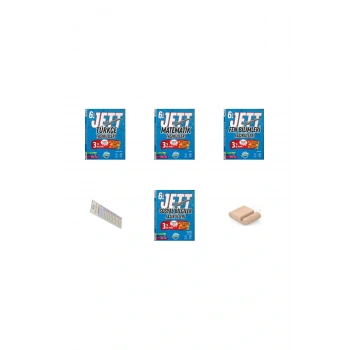 6. Sınıf JET Fasiküller Türkçe + Matematik + Fen + Sosyal YENİ 2026 + Telefon Tutucu+Çözüm Ayracı