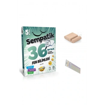 5. Sınıf Sempatik Fen 36 Haftalık Kazanım Denemeleri 2025-2026 + Telefon Tutucu + Çözüm Ayracı