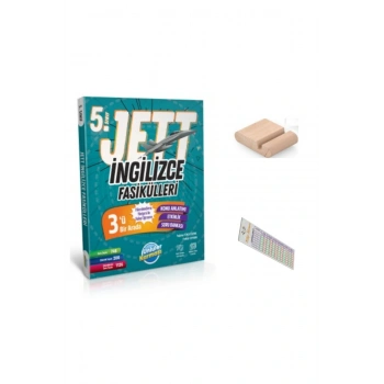 6. Sınıf JET İngilizce Fasikülleri YENİ 2026 + Telefon Tutucu + Çözüm Ayracı