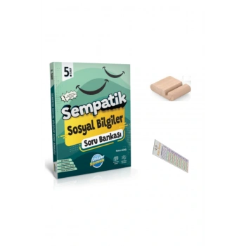 5. Sınıf Sempatik Sosyal Soru Bankası 2025-2026 + Telefon Tutucu + Çözüm Ayracı
