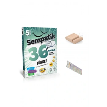5. Sınıf Sempatik Türkçe 36 Haftalık Kazanım Denemeleri 2025-2026 + Telefon Tutucu + Çözüm Ayracı