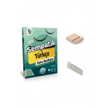 5. Sınıf Sempatik Türkçe Soru Bankası 2025-2026 + Telefon Tutucu + Çözüm Ayracı