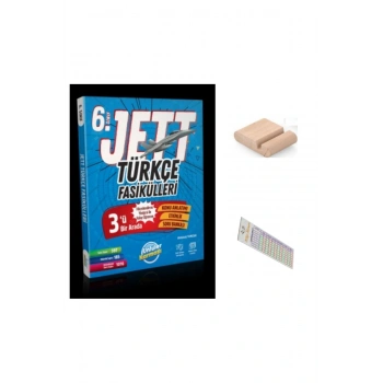 6. Sınıf JET Türkçe Fasikülleri YENİ 2026 + Telefon Tutucu + Çözüm Ayracı