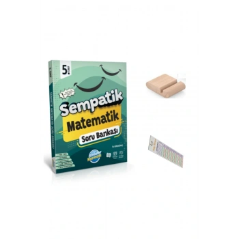 5. Sınıf Sempatik Matematik Soru Bankası 2025-2026 + Telefon Tutucu + Çözüm Ayracı