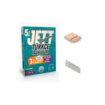 5. Sınıf JET Türkçe Fasikülleri 2025-2026 + Telefon Tutucu + Çözüm Ayracı