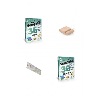 5. Sınıf Sempatik Matematik + Türkçe 36 Haftalık Denemeleri 2025-2026+Telefon Tutucu+Çözüm Ayracı