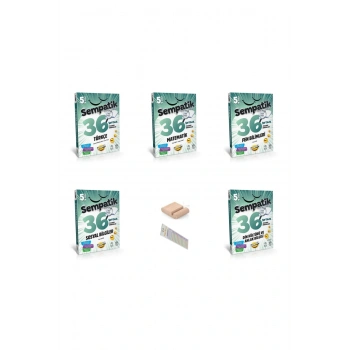 5. Sınıf Sempatik 36 Haftalık Denemeleri 5li (Türkçe Mat Fen Sos Din) + Telefon Tutucu +Çözüm Ayracı