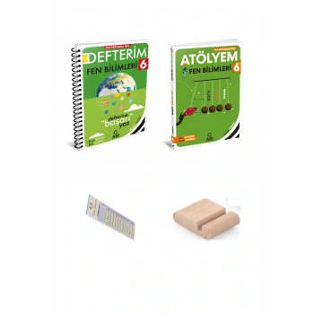 ARI 6. Sınıf Fen Bilimleri Atölyem + Fen Defterim 2026 + Telefon Tutucu + Çözüm Ayracı