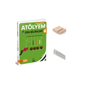 ARI 6. Sınıf Fen Bilimleri Atölyem YENİ MÜFREDAT 2026 + Telefon Tutucu + Çözüm Ayracı
