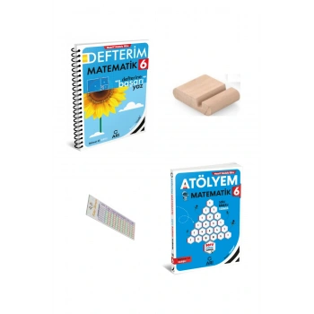 ARI 6. Sınıf Matematik Defterim + Atölyem YENİ MÜFREDAT 2026 + Telefon Tutucu + Çözüm Ayracı