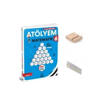ARI 6. Sınıf Matematik Atölyem YENİ MÜFREDAT 2026 + Telefon Tutucu + Çözüm Ayracı