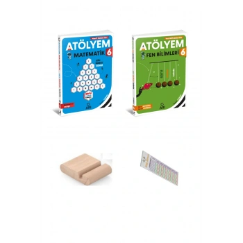 ARI 6. Sınıf Matematik + Fen Atölyem YENİ MÜFREDAT 2026 + Telefon Tutucu + Çözüm Ayracı