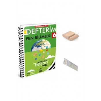 ARI 6. Sınıf Fen Bilimleri Defterim Fenito YENİ MÜFREDAT 2026 + Telefon Tutucu + Çözüm Ayracı