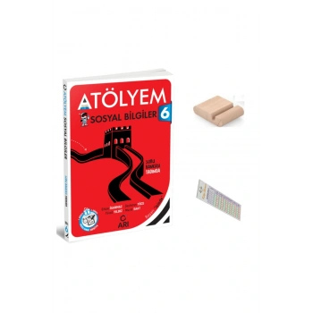 ARI 6. Sınıf Sosyal Atölyem YENİ MÜFREDAT 2026 + Telefon Tutucu + Çözüm Ayracı