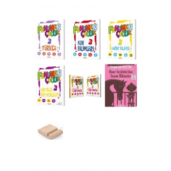 Fenomen Çocuk 3. Sınıf Seti 6lı +Tablet Standı + Ö. Seyfettin Hikaye