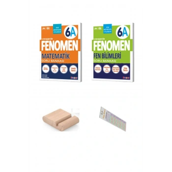 6.Sınıf 6A Matematik Fen Soru Bankası YENİ MÜFREDAT+Telefon Tutucu +Çözüm Ayracı