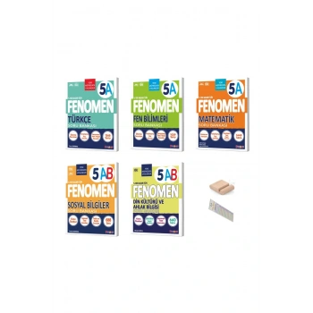 5.Sınıf 5A TÜM DERSLER Soru Bankası 2025-2026 +Telefon Tutucu +Çözüm Ayracı