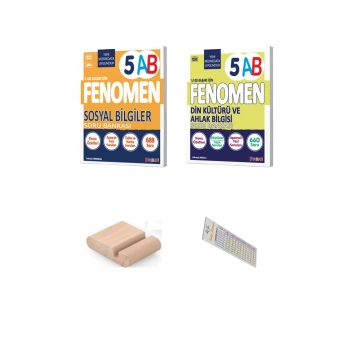 5.Sınıf 5AB Sosyal+Din Soru Bankası 2025-2026 +Telefon Tutucu +Çözüm Ayracı