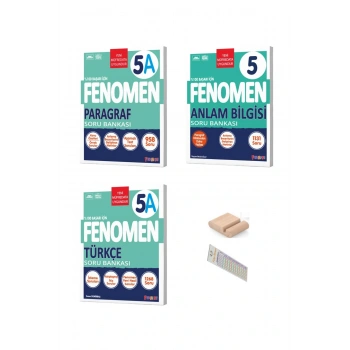 5.Sınıf 5A Türkçe-PARAGRAF-Anlam Bilgisi Soru Bankası 2025-2026 +Telefon Tutucu +Çözüm Ayracı