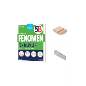 5.Sınıf 5B Fen Soru Bankası 2025-2026 +Telefon Tutucu +Çözüm Ayracı