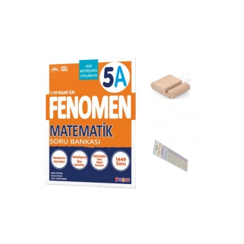 5.Sınıf 5A Matematik Soru Bankası 2025-2026 + Telefon Tutucu +Çözüm Ayracı