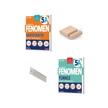 5. Sınıf 5A Türkçe Matematik Soru Bankası 2025-2026 +Telefon Tutucu +Çözüm Ayracı