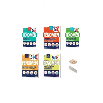 5.Sınıf 5B Tüm Dersler Soru Bankası 2025-2026 +Telefon Tutucu +Çözüm Ayracı