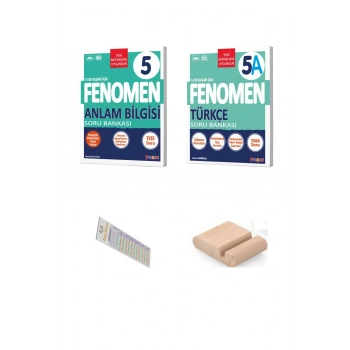 5.Sınıf 5A Türkçe Soru Bankası + Anlam Bilgisi 2025-2026 + Telefon Tutucu +Çözüm Ayracı