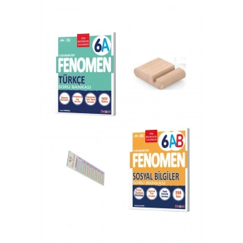 6.Sınıf 6A Türkçe Sosyal Soru Bankası YENİ MÜFREDAT+Telefon Tutucu +Çözüm Ayracı