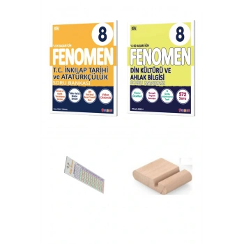 8.Sınıf 8 Din İnkilap AB Soru Bankası 2025-2026 +Çözüm Ayracı+Telefon Tutucu