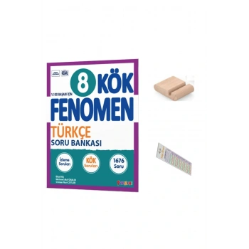 8.Sınıf KÖK Türkçe Soru Bankası 2025-2026 +Çözüm Ayracı+Telefon Tutucu