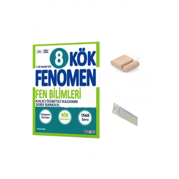8.Sınıf KÖK Fen Soru Bankası 2025-2026 +Çözüm Ayracı+Telefon Tutucu