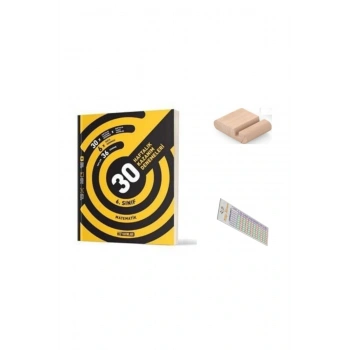 HIZ 6. Sınıf Matematik 36 Haftalık Deneme YENİ MÜFREDAT + Telefon Tutucu+Soru Çözüm Ayracı