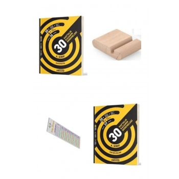 HIZ 6. Sınıf Matematik Fen 36 Haftalık Deneme YENİ MÜFREDAT + Telefon Tutucu+Soru Çözüm Ayracı