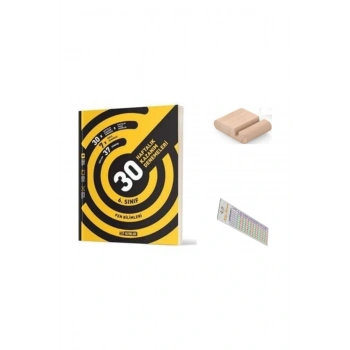 HIZ 6. Sınıf Fen 36 Haftalık Deneme YENİ MÜFREDAT + Telefon Tutucu+Soru Çözüm Ayracı