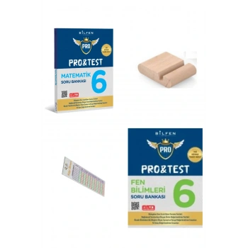 6. Sınıf PROTEST Fen Matematik Soru Bankası 2026 YENİ MÜFREDAT + Telefon Tutucu + Çözüm Ayracı