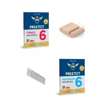 6. Sınıf PROTEST Matematik Türkçe Soru Bankası 2026 YENİ MÜFREDAT + Telefon Tutucu + Çözüm Ayracı