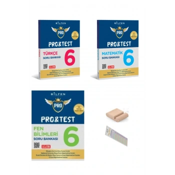 6. Sınıf PROTEST Matematik Fen Türkçe Soru Bankası 2026 YENİ MÜFREDAT +Telefon Tutucu + Çözüm Ayracı