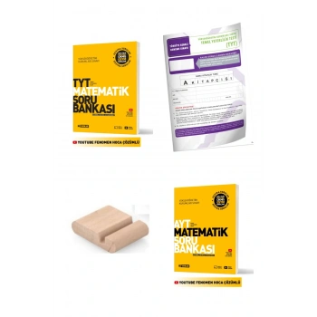 TYT Matematik AYT Matematik Soru Bankası 2026 YKS + Deneme + Telefon Tutucu