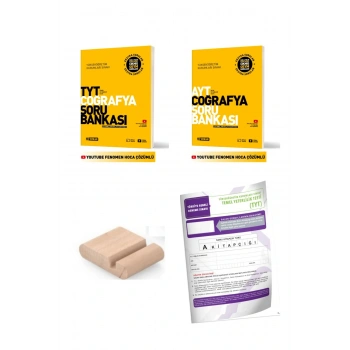 TYT Coğrafya AYT Coğrafya Soru Bankası 2026 YKS + Deneme + Telefon Tutucu