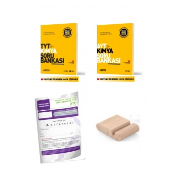 TYT Kimya AYT Kimya Soru Bankası 2026 YKS + Deneme + Telefon Tutucu